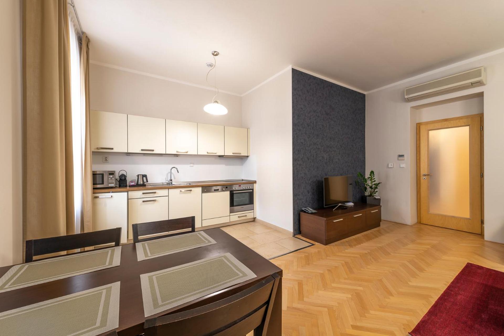 Aparthotel Rezidence Ostrovni Praga Pokój zdjęcie